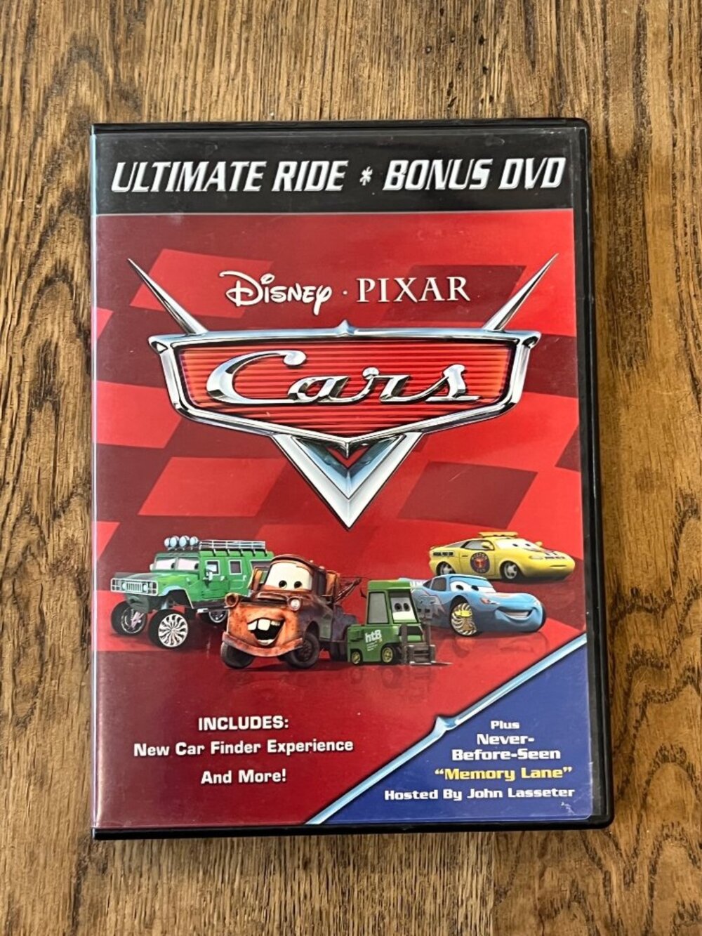 Disney Pixar Cars 2006 Movie DVD Ultimate Ride Bonus Edition Animated Classic